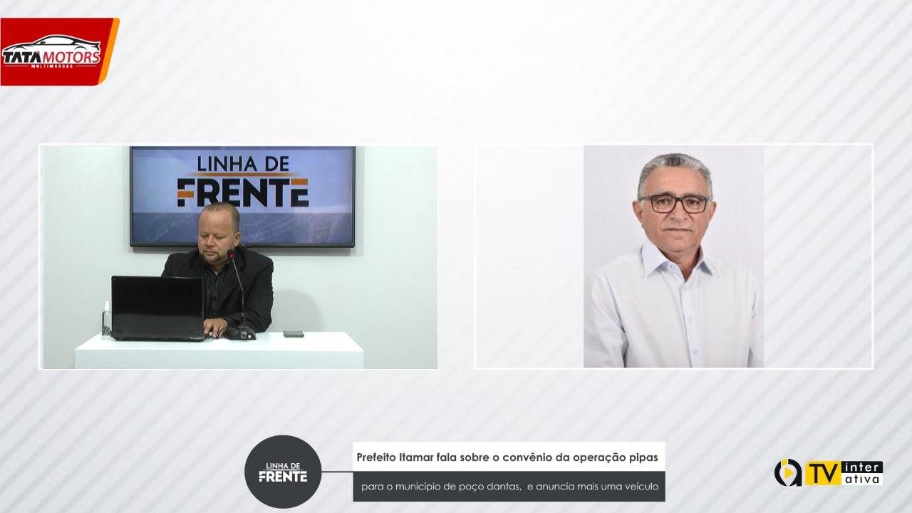Prefeito Itamar fala sobre o convênio da operação pipa e anuncia mais um veículo