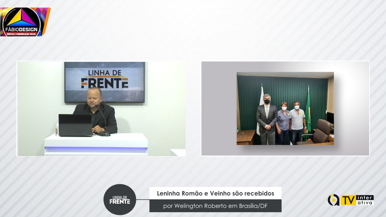 Leninha Romão e Veinho são recebidos por Welington Roberto em Brasília/DF