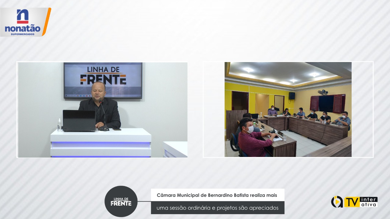 Câmara Municipal de Bernardino Batista realiza mais uma sessão ordinária