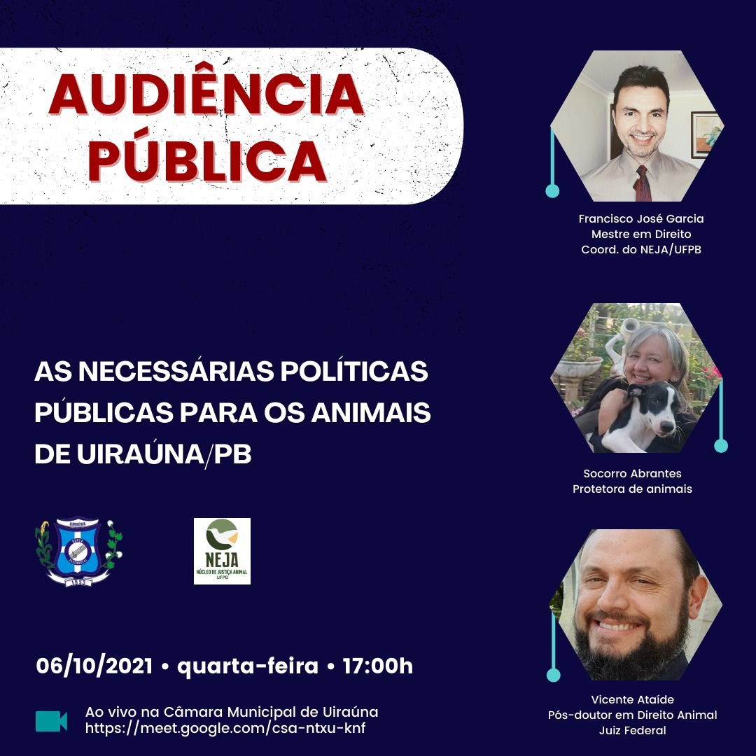 COVITE: AUDIÊNCIA PÚBLICA NA CÂMARA MUNICIPAL DE UIRAÚNA/PB