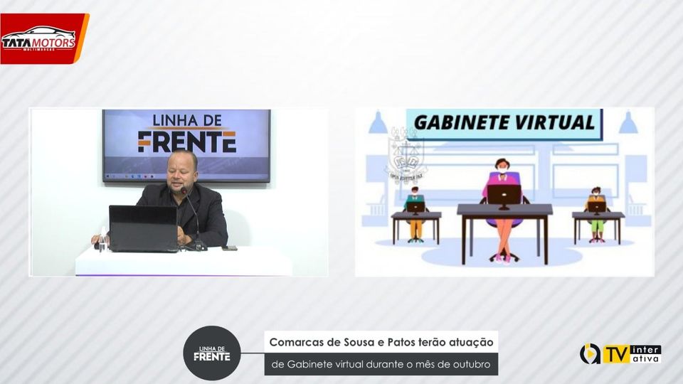 VEJA VÍDEO: Comarcas de Sousa e Patos terão atuação de Gabinete virtual durante o mês de outubro