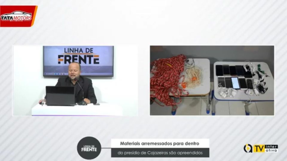 VEJA VÍDEO: Materiais arremessados para dentro do presídio de Cajazeiras são apreendidos