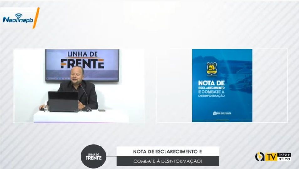 VEJA VÍDEO: Nota de esclarecimento e combate à desinformação !
