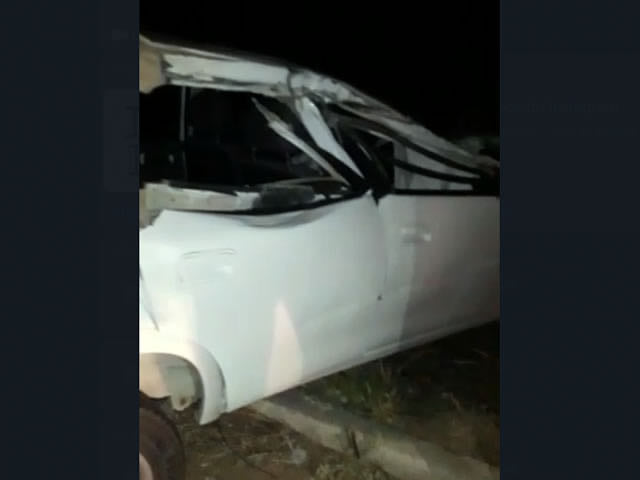 Vídeo: Ex-jogador do Sousa sofre grave colisão envolvendo carro e caminhão na estrada que liga Sousa ao Lastro