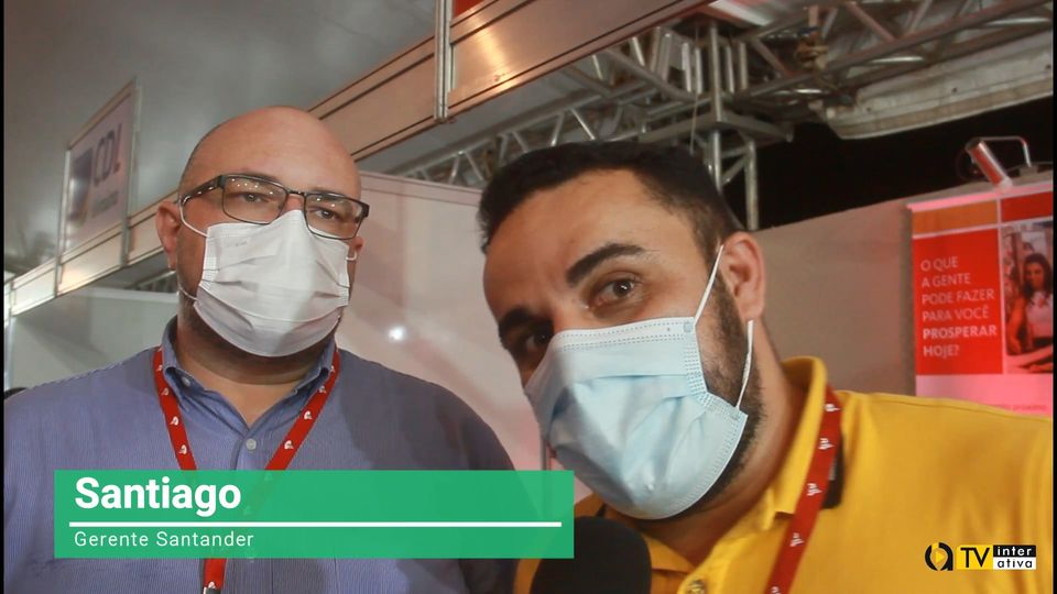 Veja vídeo: Veja vídeo: Banco Santander participa do EXPOUNA e representantes fala sobre importância do evento