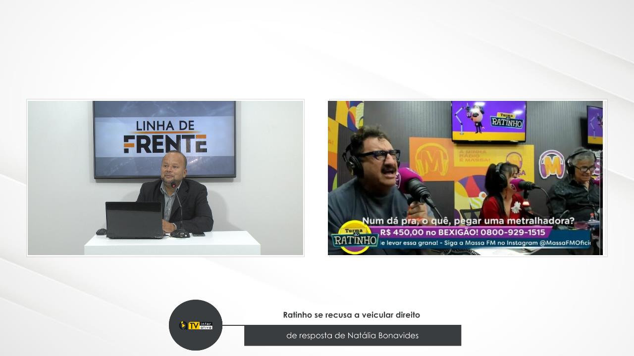 Natália Bonavides tem direito de resposta recusado pelo apresentador Ratinho