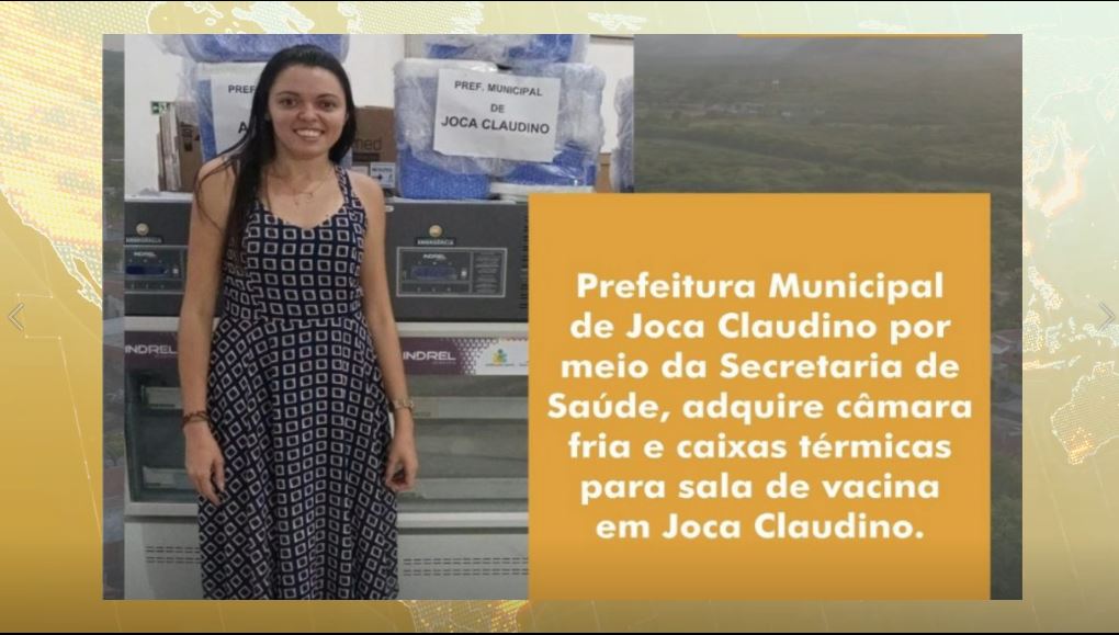 Rinaldo Cipriano adquire equipamentos para a Sala de Vacina de Joca Claudino