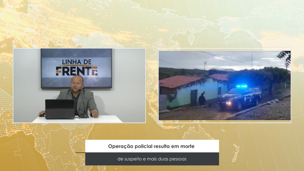 Operação policial resulta em morte de suspeito e mais duas pessoas