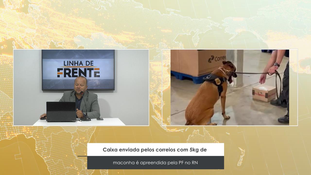 Caixa enviada pelos correios com 5kg de maconha é apreendida pela PF no RN