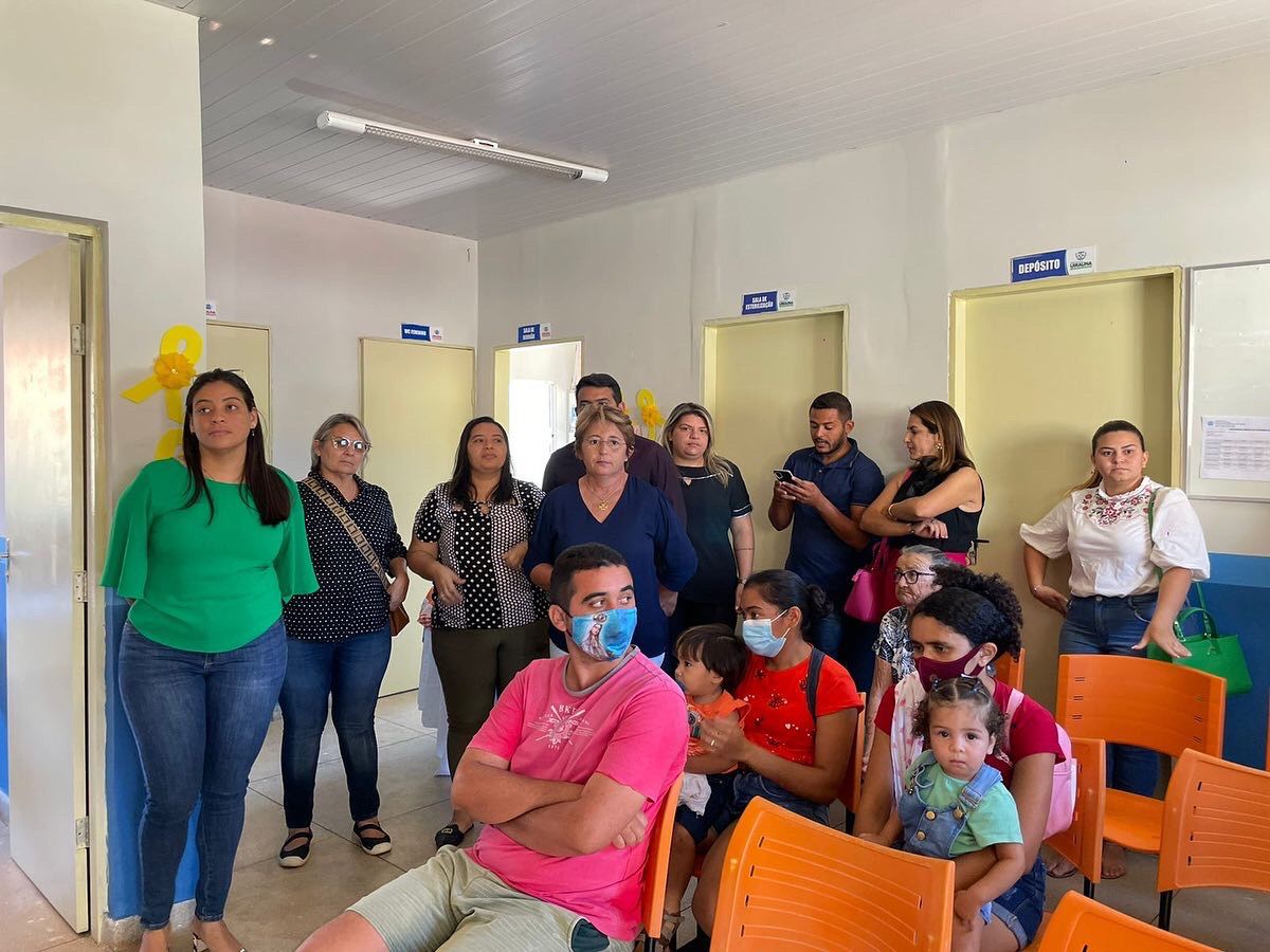 Secretária de Saúde de Uiraúna inaugura sala de vacinação no Distrito de Quixaba