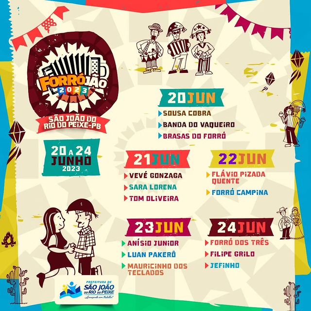 Luiz Claudino anuncia 8 dias de festa junina em São João do Rio do Peixe com grandes atrações