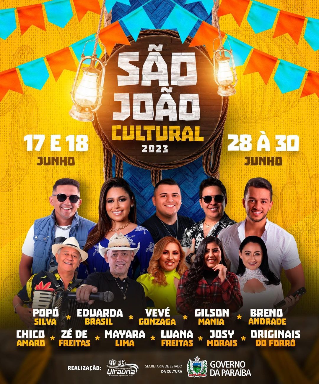 Prefeitura Municipal de Uiraúna lança programação do São João Cultural 2023