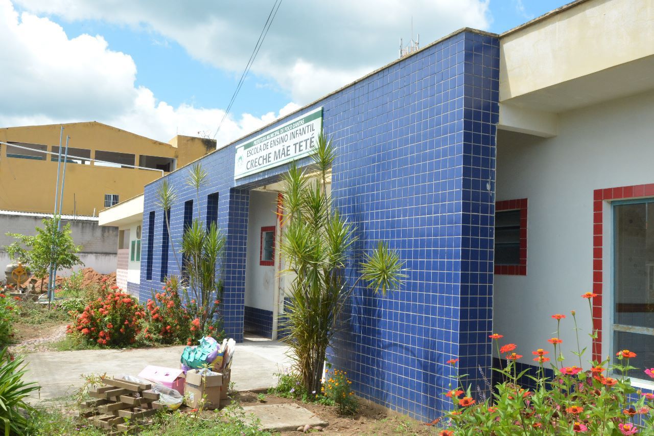 Prefeitura Municipal de Poço Dantas está na fase de conclusão da reforma da Creche Mãe Teté na sede do município