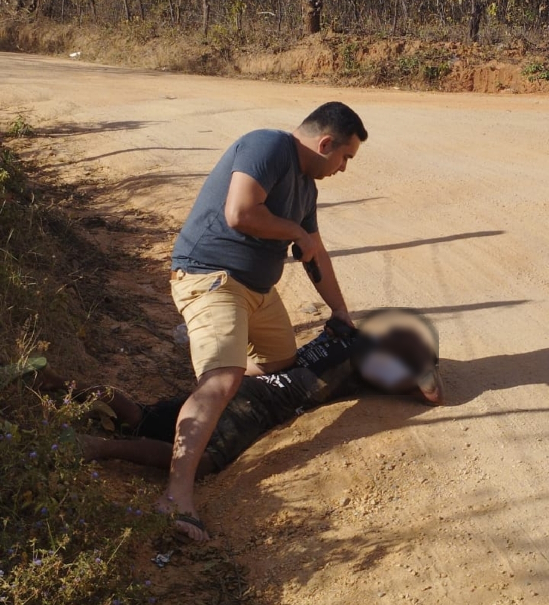 Policial de folga realiza prisão de suspeito de feminicidio em Uiraúna