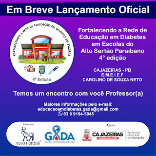Em parceria com a Prefeitura de Cajazeiras, grupo GADA realiza atividades educativas na área da saúde e educação do município