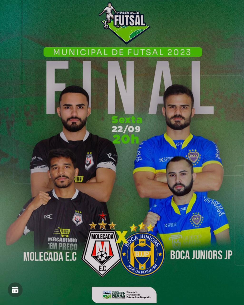 Em noite de gala Boca Jrs conquista o municipal de futsal de José da Penha