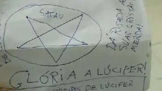 Gato esquartejado e bilhetes com ameaças são deixados em igreja evangélica invadida em Fortaleza.