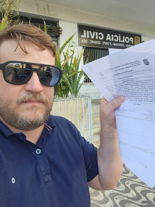 Ameaçado de Violência, Jornalista faz BO em Polícia Civil.