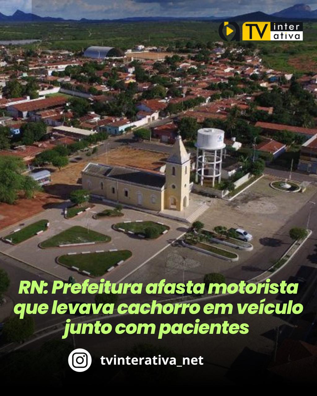 RN: Prefeitura afasta motorista que levava cachorro em veículo junto com pacientes
