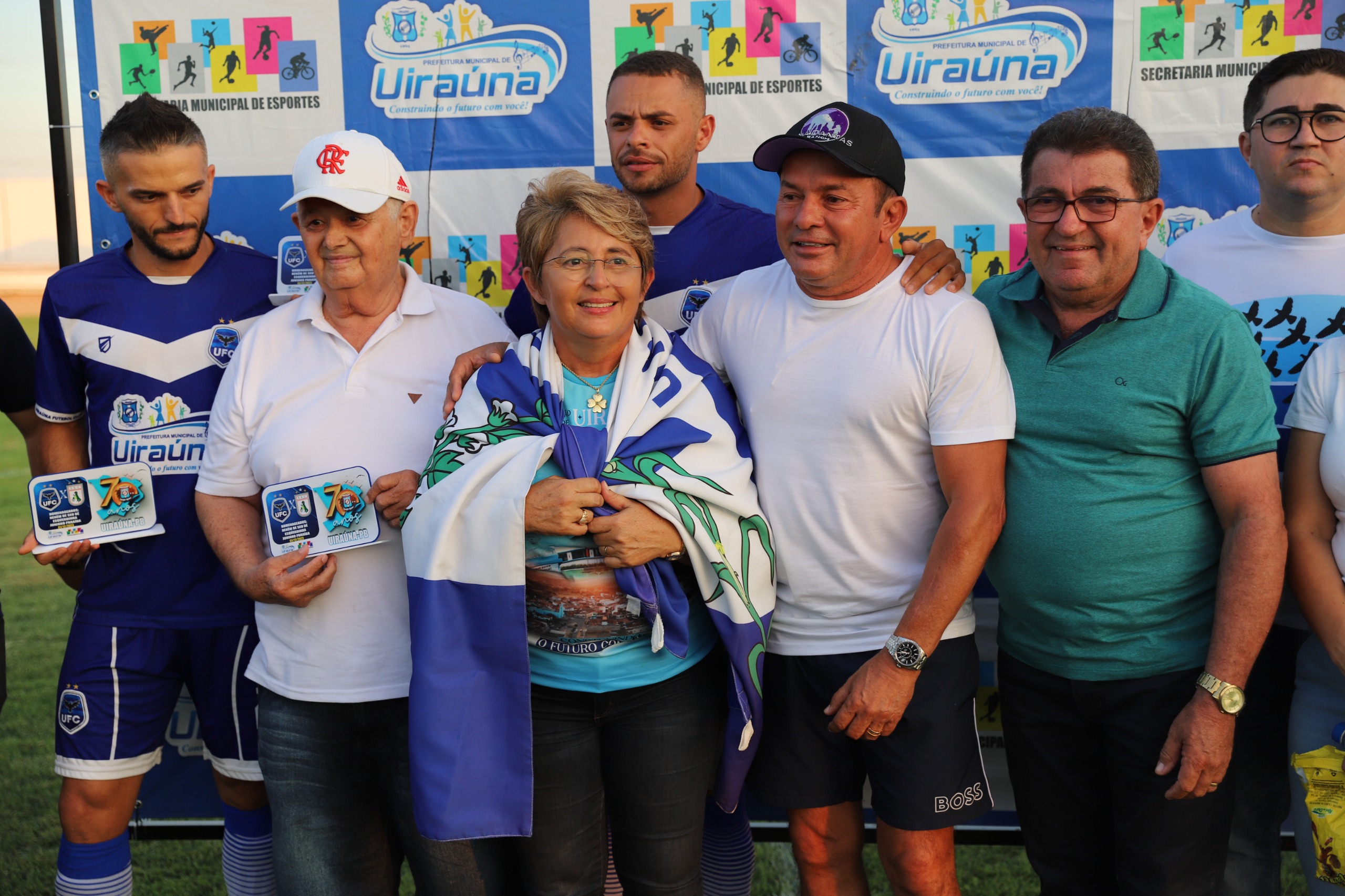 Em jogo festivo e com várias homenagens Uirauna recebe o Souza e empatam em 01 X 01