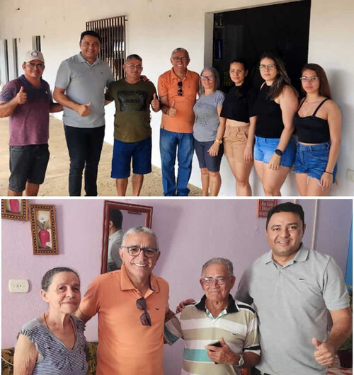 Prefeito Itamar Moreira recebe apoio de duas famílias em Poço Dantas