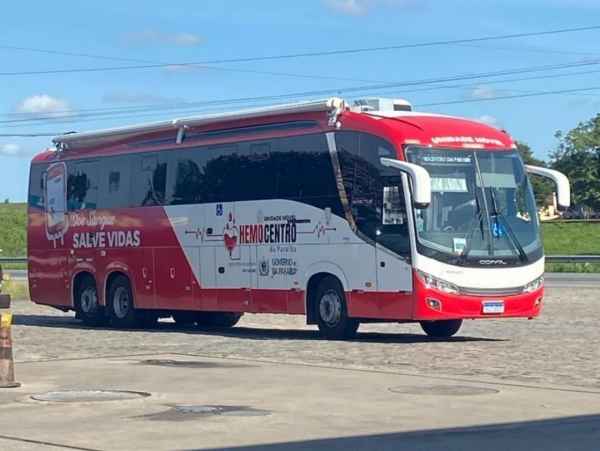 Hemocentro Itinerante estará atendendo nesta quarta-feira (27) na cidade de Uiraúna