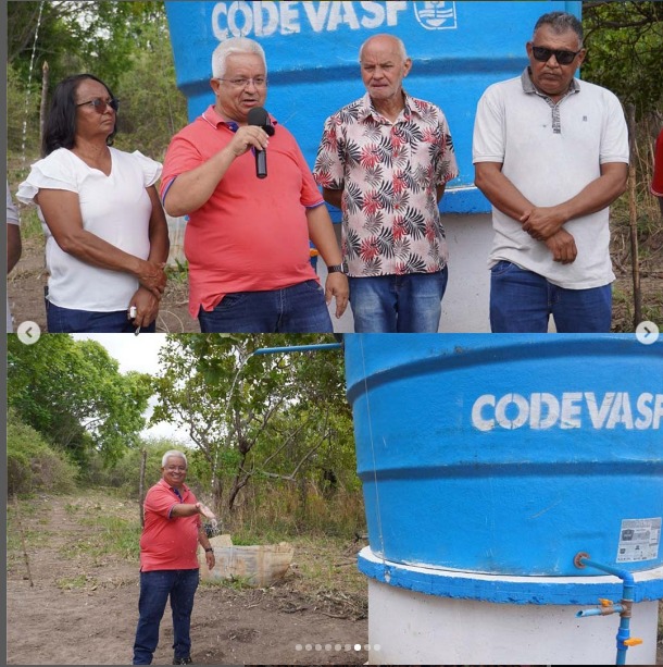 Prefeito Tututa lança programa “terra pronta” e inaugura sistema de abastecimento de agua em comunidade rural de Luis Gomes