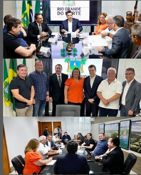 Prefeita Maria Elce e comitiva cumprem agenda em Natal e encaminha pleitos para o municipio de Major sales
