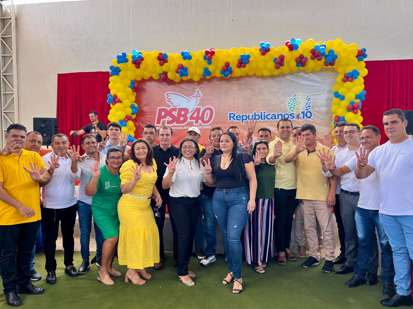 Filiação ao PSB e republicanos marca união política de todo o legislativo batistense junto a gestão