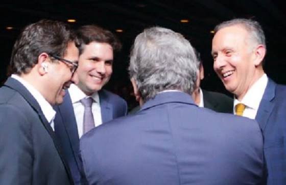 Governador João Azevedo, Hugo Mota e Aguinaldo Ribeiro se reunem para tratar das eleicões 2026 na Paraiba