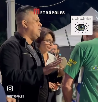 AGRESSÃO ENTRE APOIADORES GERA TUMULTO DURANTE ORAÇÃO POR BOLSONARO