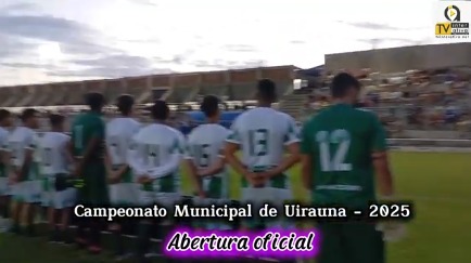 A bola rola no estádio “O Maurilhão” na abertura do campeonato municipal de futebol de Uirauna