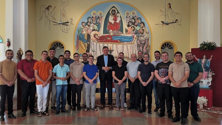 Novo bispo de Cajazeiras visita Seminário Nossa Senhora da Assunção; diocese ultima preparativos para a posse