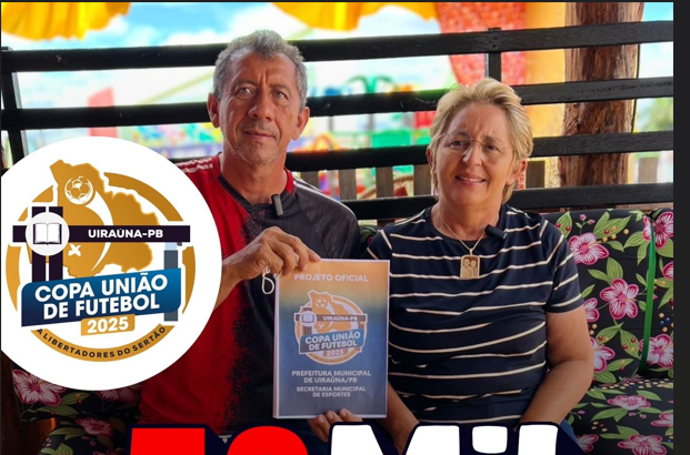 Copa União 2025 é confirmada com R$ 54 mil em prêmios e estrutura ampliada em Uiraúna