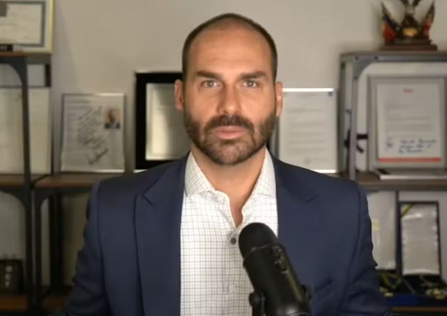 Eduardo Bolsonaro diz que Motta e Alcolumbre podem sofrer sanções dos EUA