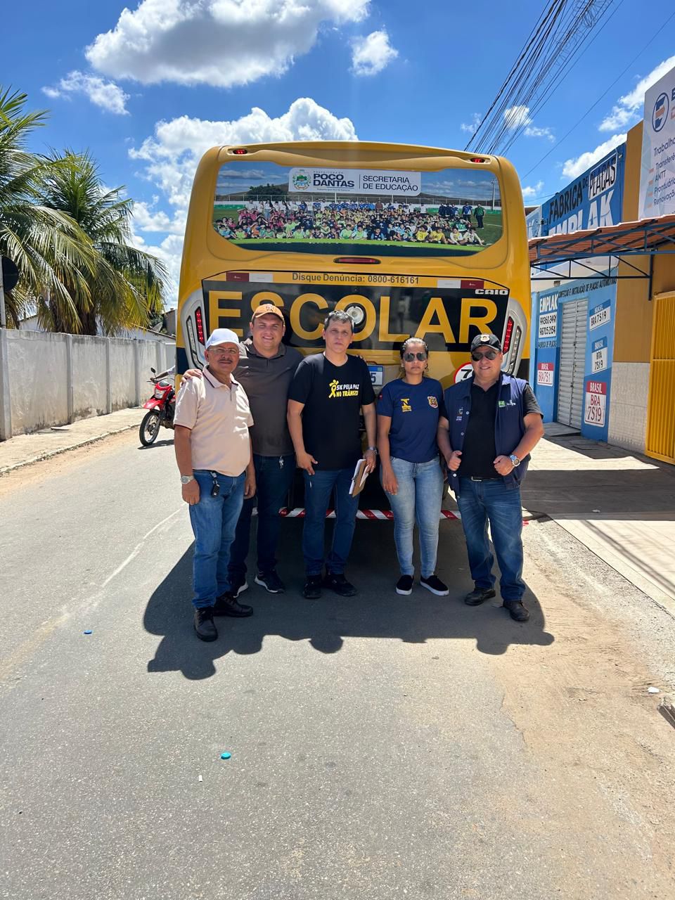 Poço Dantas: Frota de ônibus escolares do município é aprovada em vistoria do DETRAN-PB