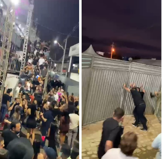 Pânico na FINECAP: Vídeo divulgado pelo Portal “Tribuna Pauferrense” expõe fragilidade em camarote e levanta questões sobre a segurança da festa