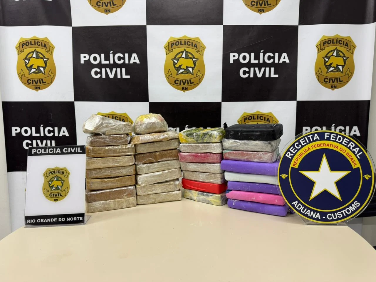 Mais de 30 kg de drogas são apreendidos durante operação no RN