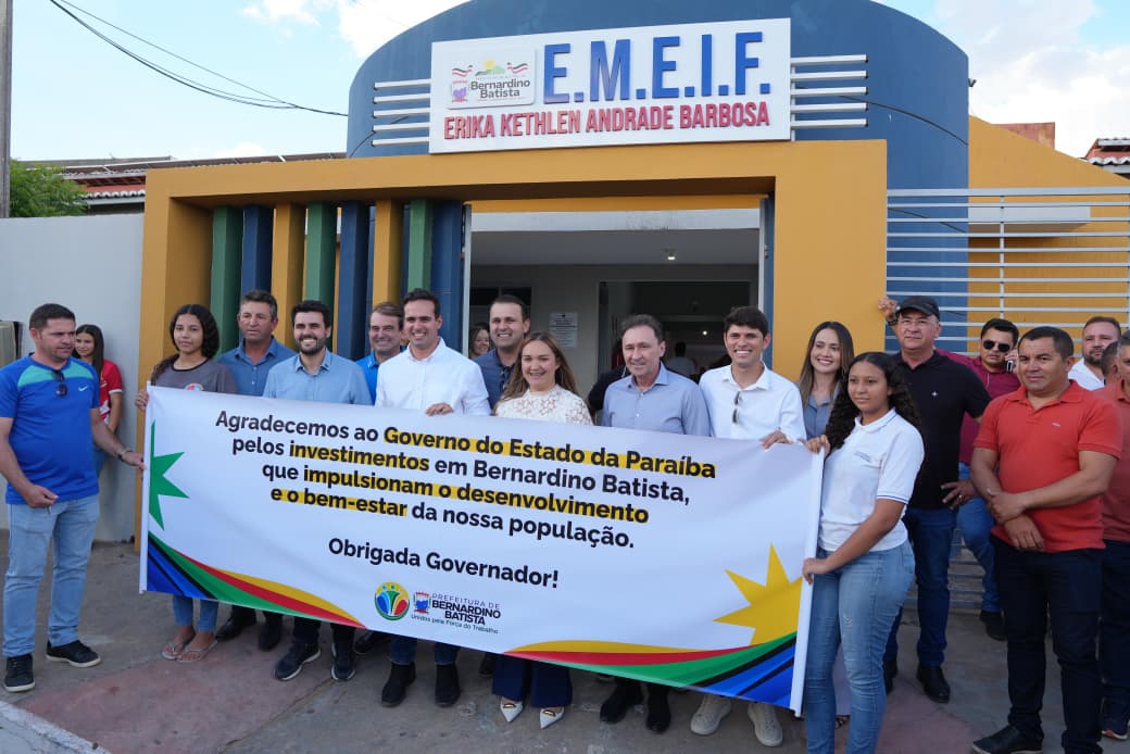 Prefeito Aldo Andrade recebe visita do governador Lucas Ribeiro e várias autoridades em Bernardino Batista