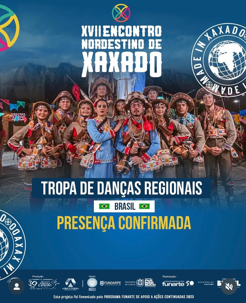 Grupo Tropa de Danças de Joca Claudino participará do XVII Encontro Nordestino de Xaxado em Serra Talhada