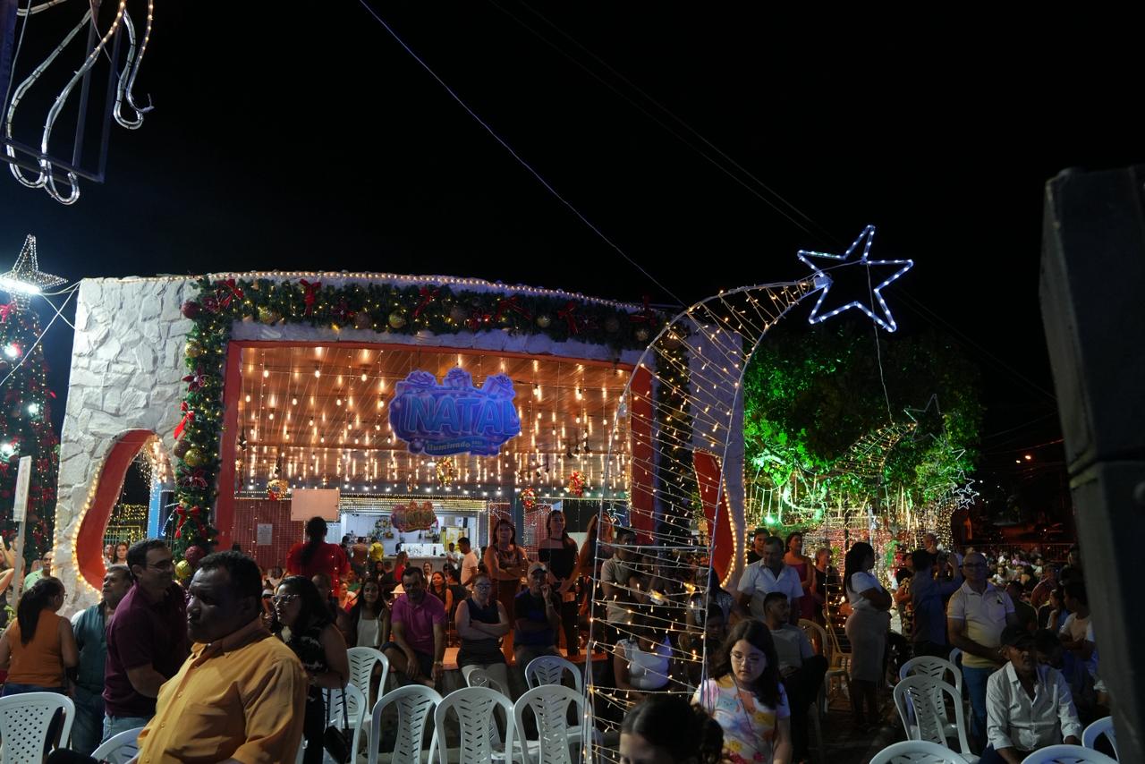 Noite de emoções na abertura do “3⁰ Natal iluminado” em Bernardino Batista