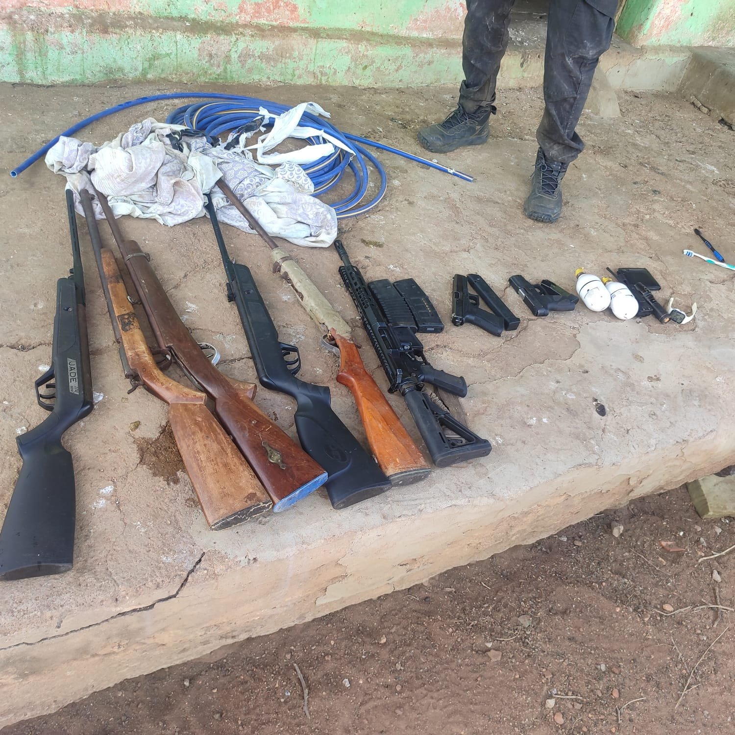 Operação prende quatro pessoas e apreende arsenal no interior do RN