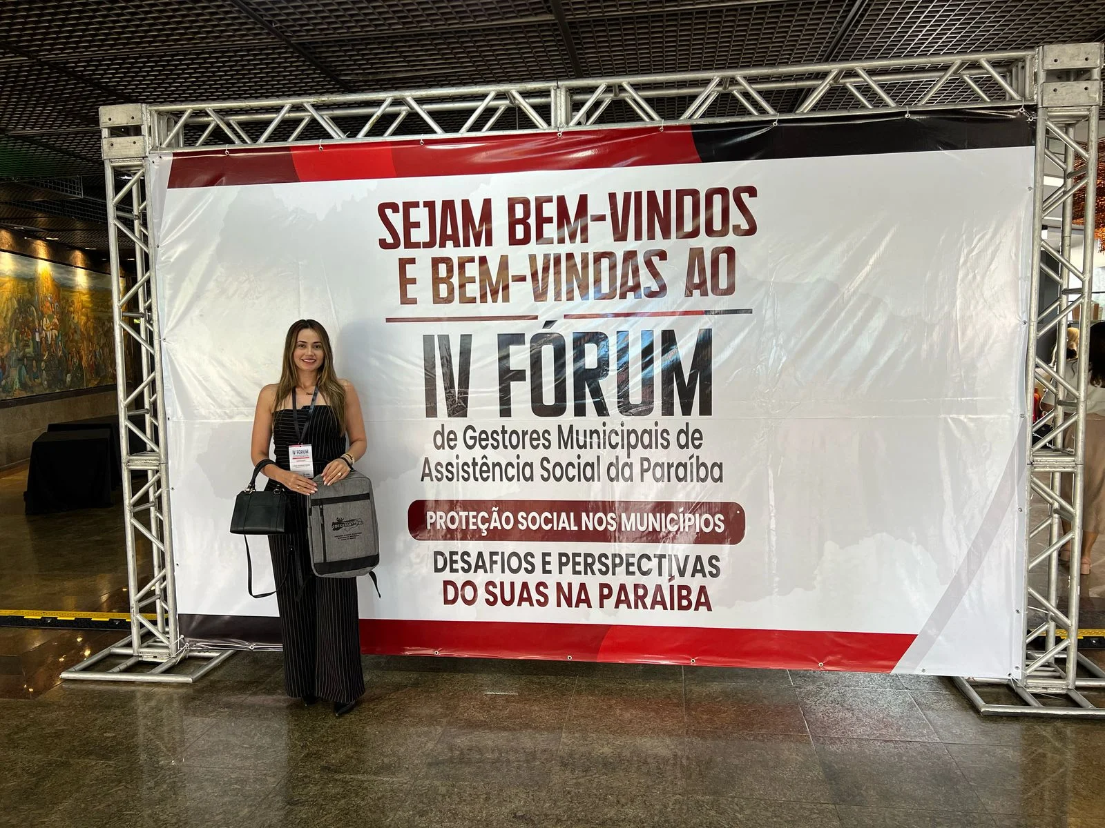 Secretária de Assistência Social de Bernardino Batista participa do IV Fórum de Gestores Municipais de Assistência Social do Estado
