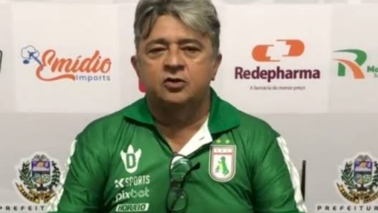 Indignado, Aldeone Abrantes lamenta eliminação na Copa do Brasil: “A arbitragem impediu a classificação do Sousa”