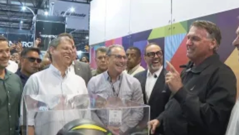 “Tarcísio vai para reeleição e eu para presidente”, diz Bolsonaro