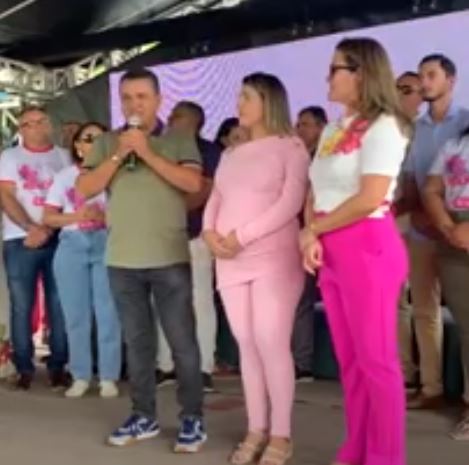 Prefeito Luiz Claudino e Primeira Dama Larucia celebram mês da mulher em Poço José de Moura e reforçam laços de irmandade com São João do Rio do Peixe