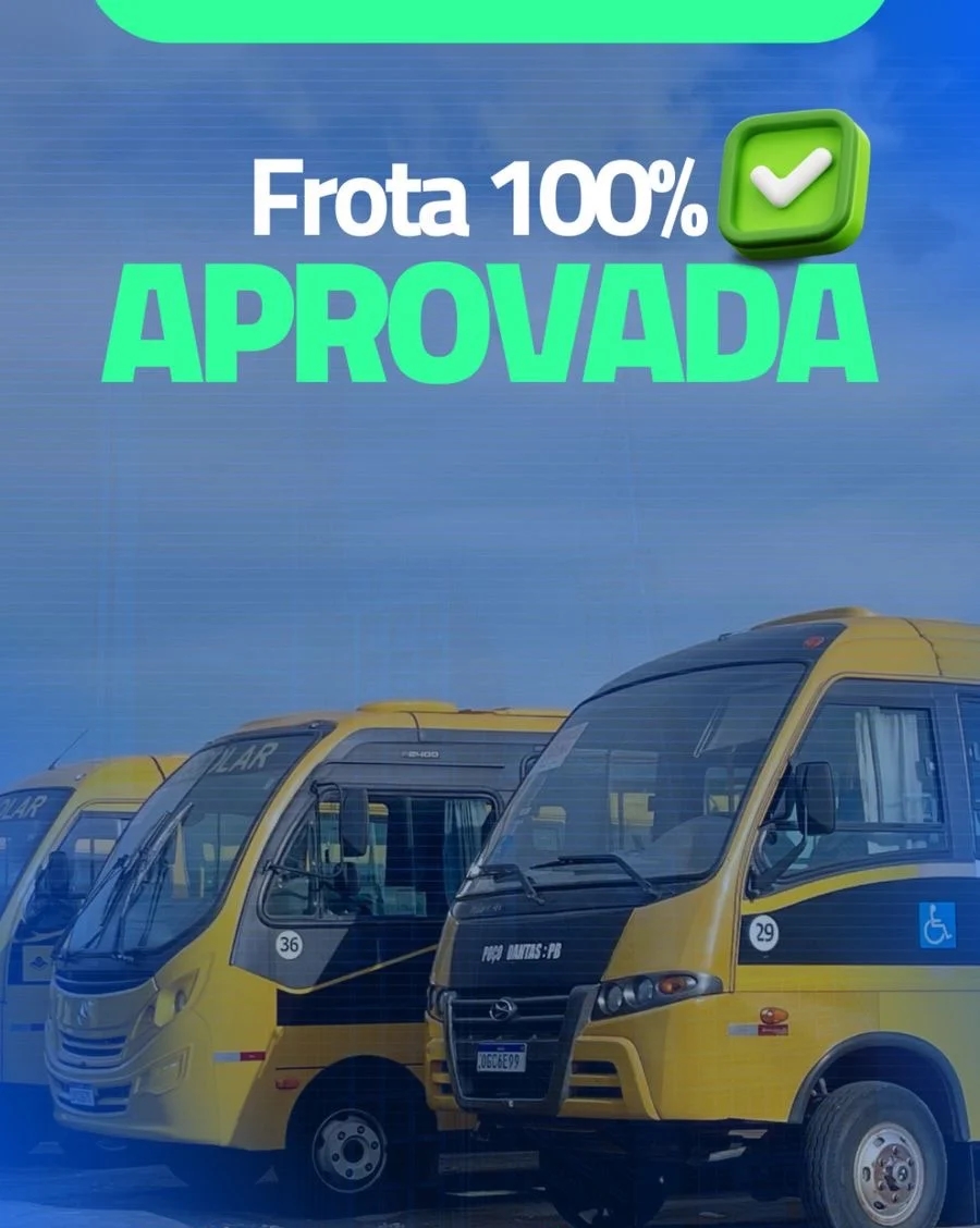 Vistoria do Detran aprova 100% da frota de veículos da Prefeitura de Poço Dantas