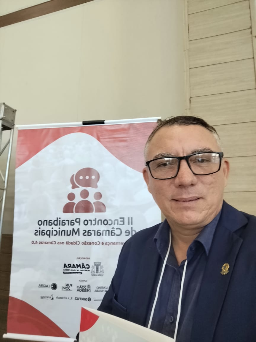João Pessoa: Riva participa de evento e representa a câmara de São João do Rio do Peixe