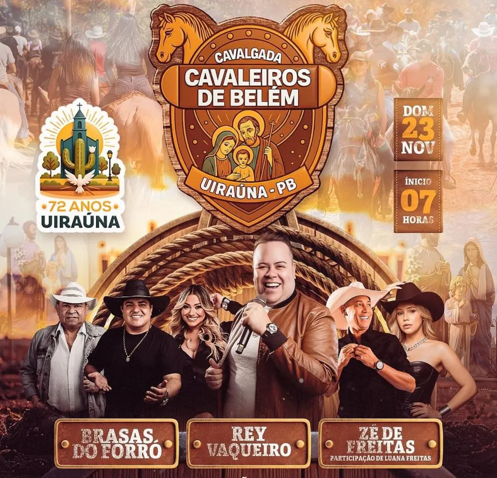 Prefeita Leninha Romão anuncia Cavalgada Cavaleiros de Belém com shows de Rey Vaqueiro e Brasas do Forró