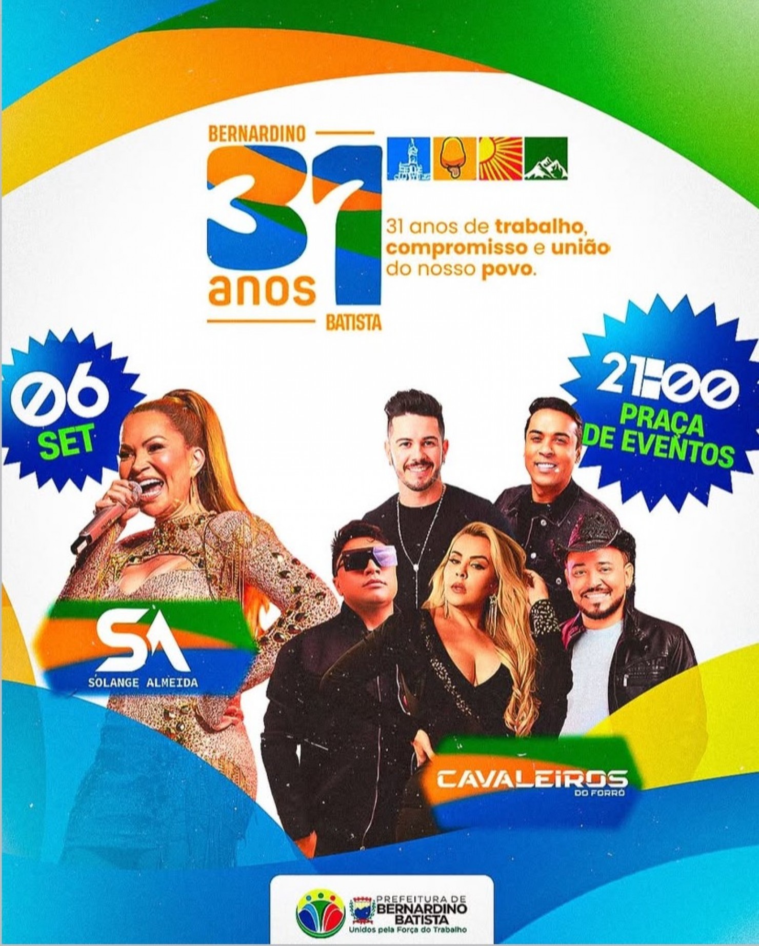 Multidão no Forropad e Aldo Andrade anuncia Solange Almeida em cavaleiros do Forró em Bernardino Batista